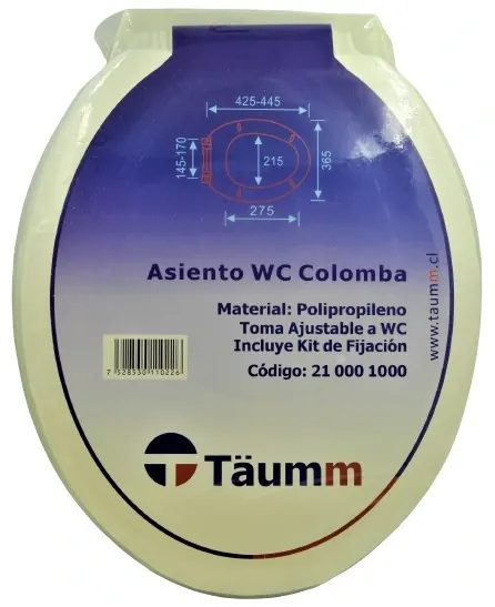 [210001000-T] ASIENTO WC COLOMBA