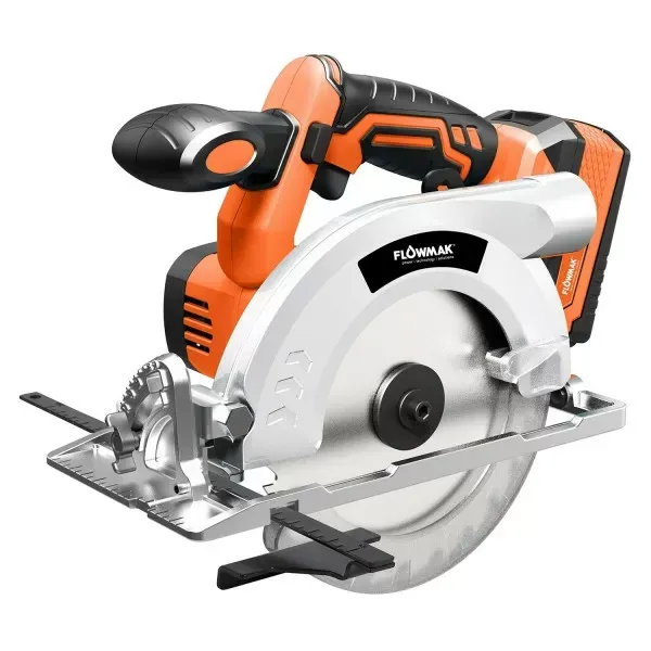 SIERRA CIRCULAR 6.5 18V CON BATERIA DE 4.0AH + CARGADOR FLOWMAK