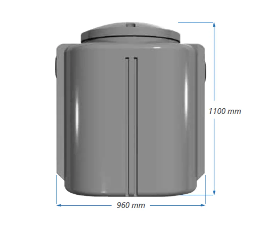 [SH-36] DESGRASADORA 360 L CAMARA INFRAPLAST GRIS